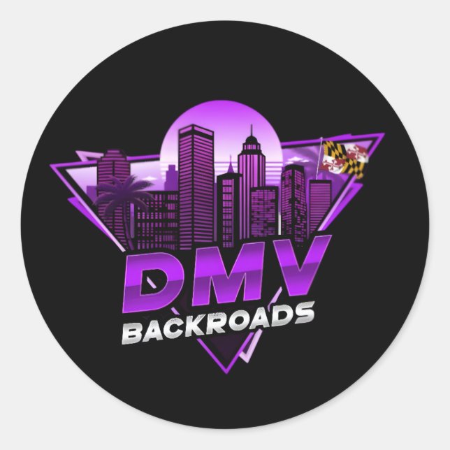 Logotipo da DMV Backroads Adesivo (Frente)