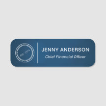 Logotipo da empresa Bruche Faux Nome de etiqueta d