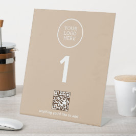 Logotipo da empresa com código QR