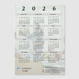 Logotipo da Empresa de Foto Calendário de Presente