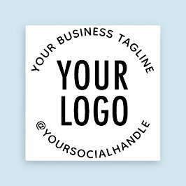 Logotipo da Empresa de Negócios de Carimbo de Borr