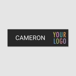 Logotipo da empresa magnética de Nome de etiqueta 