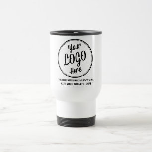 logotipo da empresa mug caneca de viagem