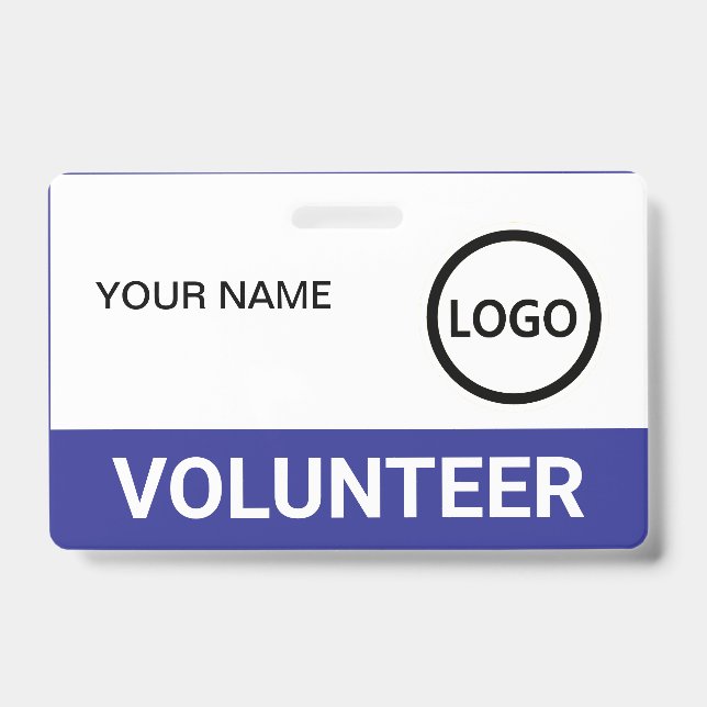 Logotipo da Equipe de eventos do Crachá Voluntário (Frente)