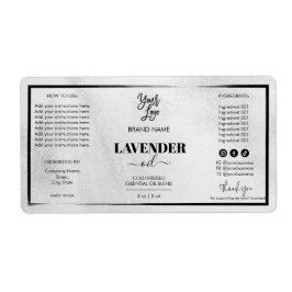 Logotipo da etiqueta de produto do frasco de Dropp