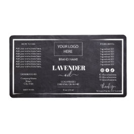 Logotipo da etiqueta do produto Mínimo Black Dropp