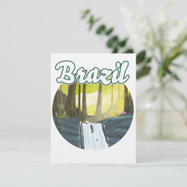 logotipo da Floresta Amazônica brasileira (Em pé/Frente)