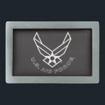 Logotipo da Força Aérea - Preto<br><div class="desc">Este design apresenta o logotipo da Força Aérea icônica em um fundo azul marcante. O seu olhar limpo e patriótico incorpora a honra,  o orgulho e a tradição da Força Aérea dos Estados Unidos,  fazer-a ideal para mostrar apoio e apreço pelo serviço militar.</div>