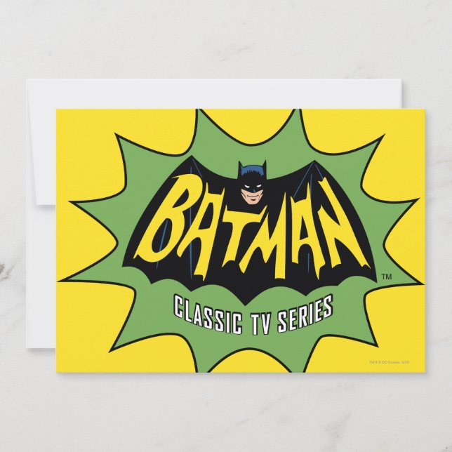 Logotipo da série Batman Classic TV (Frente)