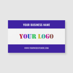 Logotipo da sua empresa Exemplo de cartão de visit