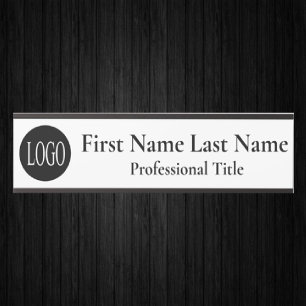 Logotipo da sua empresa Placa de porta de escritór