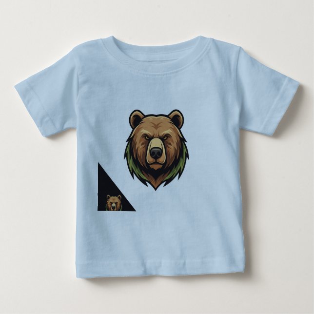 logótipo da t-shirt do urso (Frente)