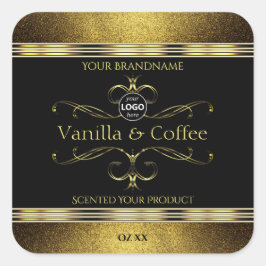 Logotipo das etiquetas de produto das bordas Doura