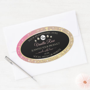 Logotipo das etiquetas do produto Dourado, cor-de-