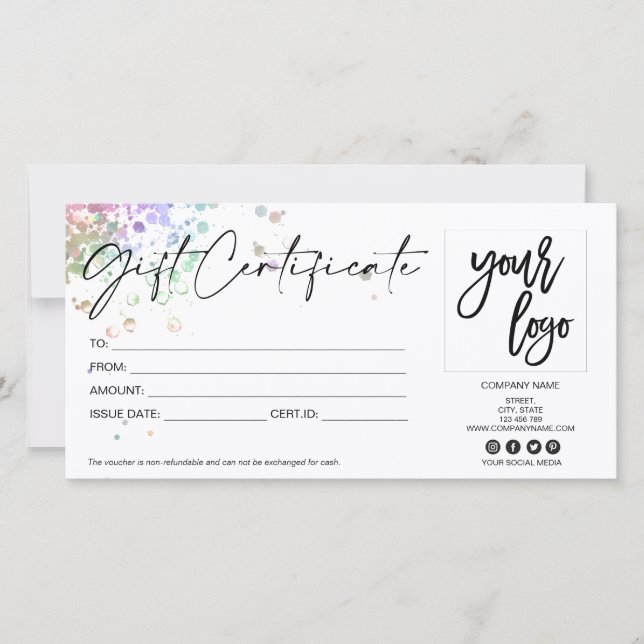 logotipo de adição de certificado holográfico mode (Frente)