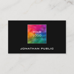 Logotipo de adição personalizado de Cartões de vis