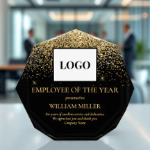 Logotipo de Apreciação de Funcionário Personalizad