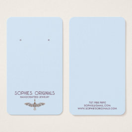 Logotipo de ave azul da Cinza Elegante