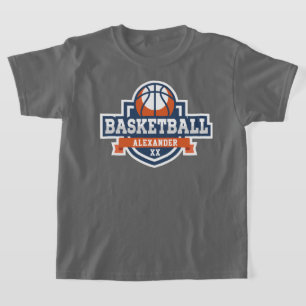 Logotipo de basquete Personalize T-Shirt