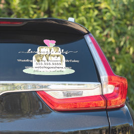 Logotipo de Bolo da Padaria Decalque de Marketing 