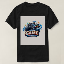 Logotipo de Camiseta do Controle de Jogo de Desenh