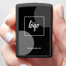 Logotipo de Cinza Preta Personalizada e Branco