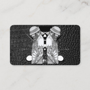 Logotipo de compro de barbeiro / cartão de visita 