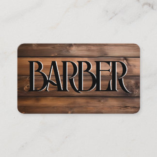 Logotipo de compro de Barber / cartão de visita