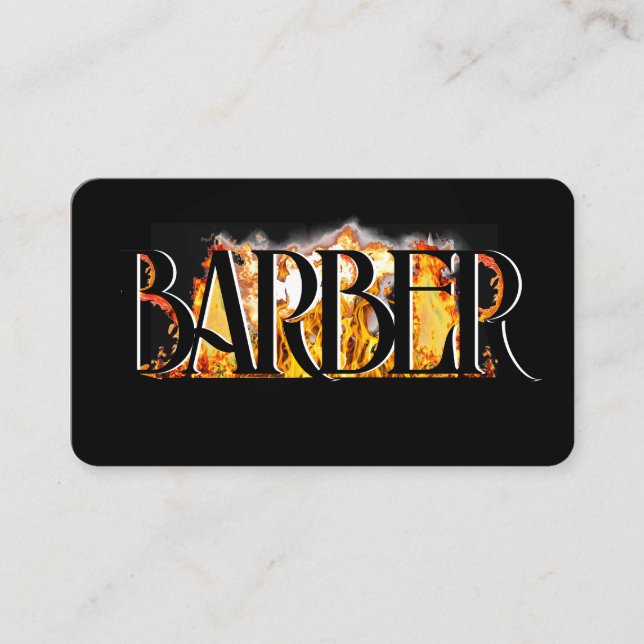 Logotipo de compro de Barber / cartão de visita (Frente)