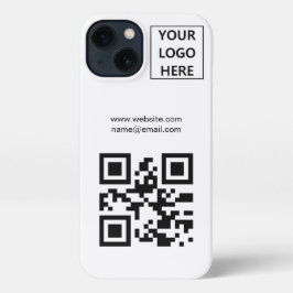 Logotipo de empresa Código QR Simples