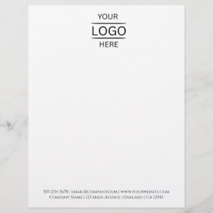 Logotipo de Empresa em Papel Timbrado   Carta com 