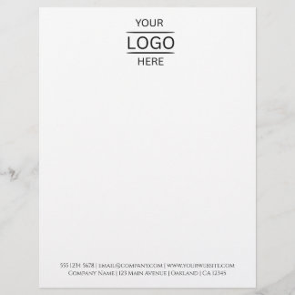 Logotipo de Empresa em Papel Timbrado | Carta com