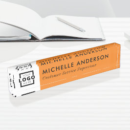 Logotipo de empresa minimalista a cores personaliz