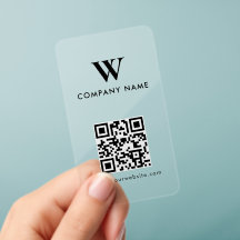 Logotipo de Empresa Minimalista Código QR do Site