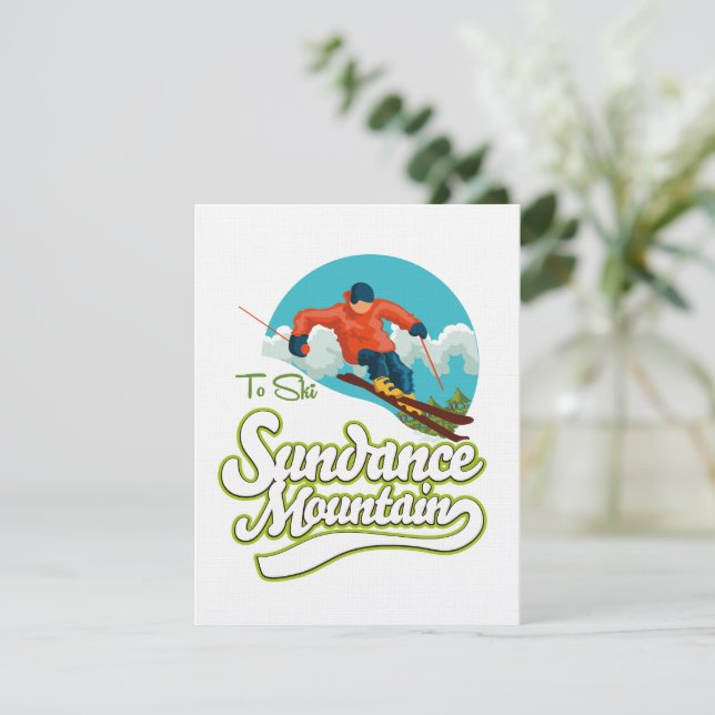logotipo de esqui de Sundance Mountains (Em pé/Frente)