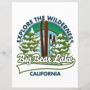 logotipo de esqui do Big Bear Lake Califórnia