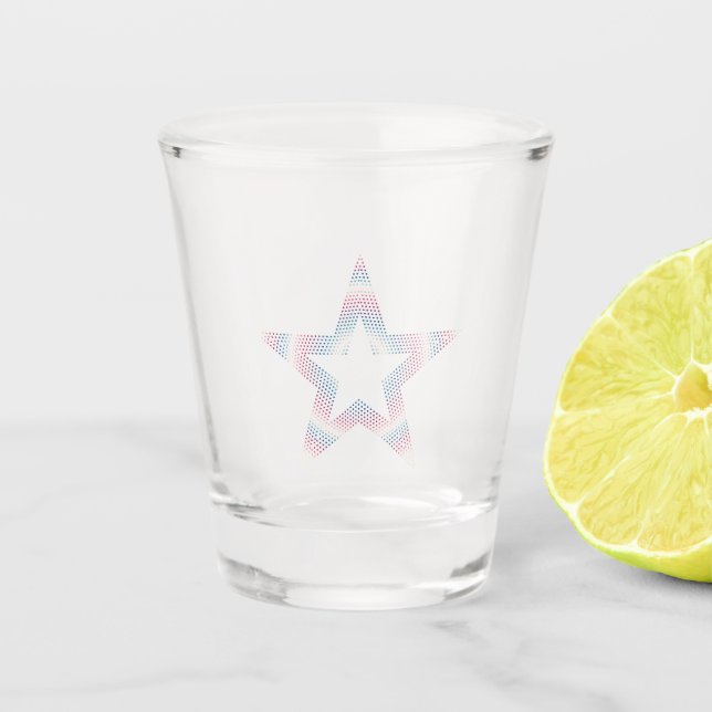 logotipo de estrela em copo de shot (Frente)