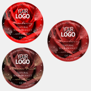 Logotipo de etiquetas de empacotamento de produto