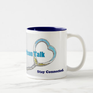 Logotipo de IPT na caneca do Dois-tom