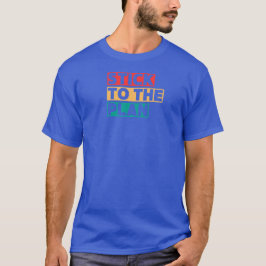 Logotipo de manter o plano na camiseta