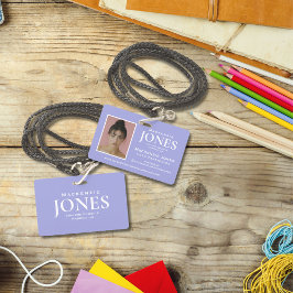 Logotipo de Marca pessoal Crachá de funcionários r