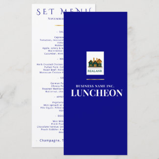 Logotipo de Menu de Evento Naval Elegante Casament
