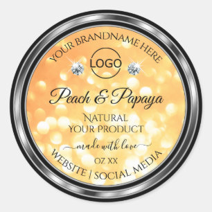 Logotipo de Ouros Sparkle com Etiqueta de Produto 