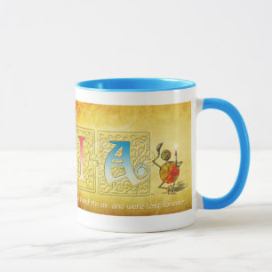 Logotipo de Ozia - caneca de café que caracteriza