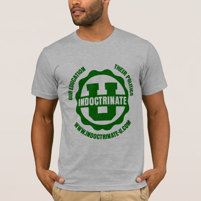 Logotipo de radiação da Canvas Bella T-Shirt (Frente)