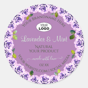 Logotipo de Rosas para flores de etiquetas de prod
