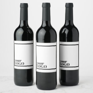 Logotipo de rótulo de vinho - Presentes Corporativ