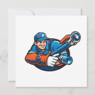 logotipo de serviços de canalização