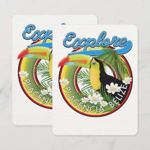 Logotipo de viagem Explore Placencia Belize