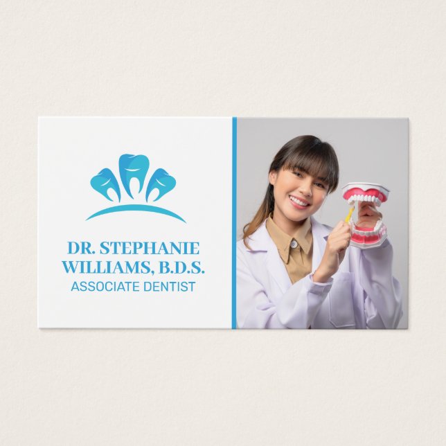 Logotipo Dentista | Dentista sorridente (Frente)